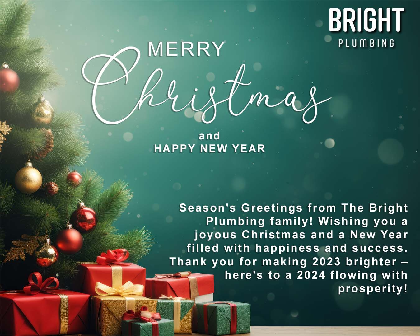 Flowing Festivities: A Plumbing Good Time for a Bright Holiday Season with The Bright Plumbing!